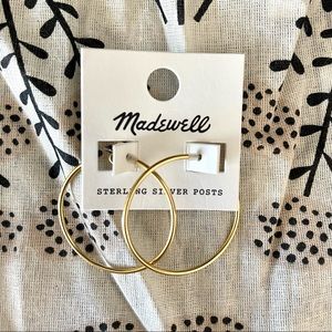 NWT Madewell Hoops